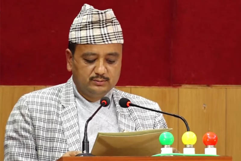 कर्णाली प्रदेशसभामा आर्थिक सर्वेक्षण पेश
