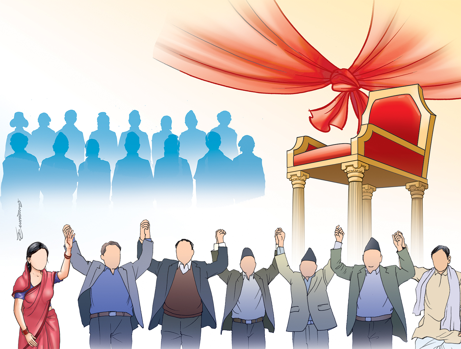 गठबन्धन टुटाउन कसैले सक्दैन्
